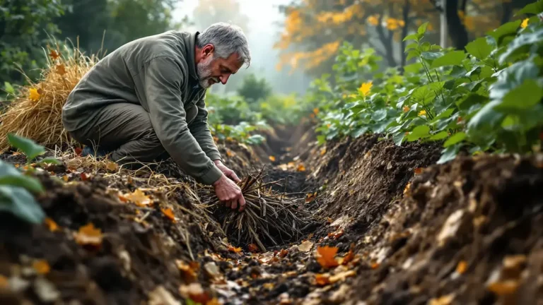 Dood hout begraven in de moestuin een vaak over het hoofd geziene praktijk met onverwachte voordelen