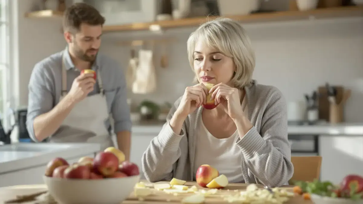 Deskundigen zijn het erover eens: op deze manier appels eten is niet altijd gezond want het kan onzichtbare fouten veroorzaken