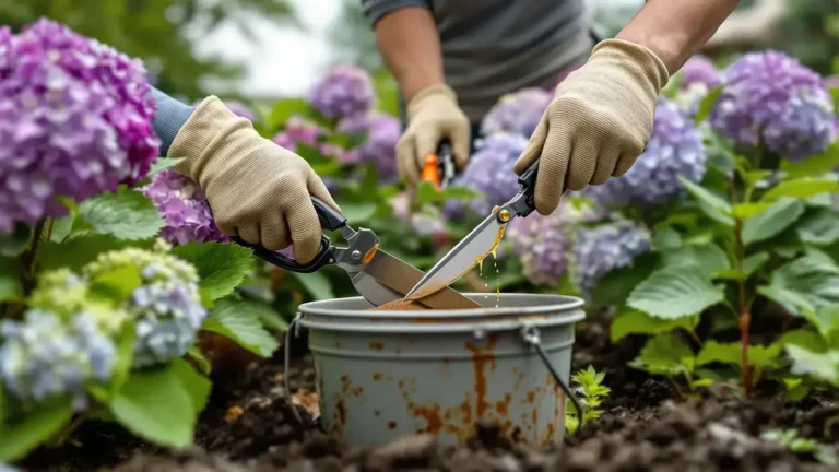 Deze essentiële handeling voor hortensia’s beschermt je bloemen vóór de volgende zware regenbui
