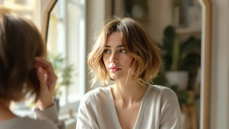 Het korte luchtige bobkapsel met omgekeerde snit biedt vaak over het hoofd gezien volume