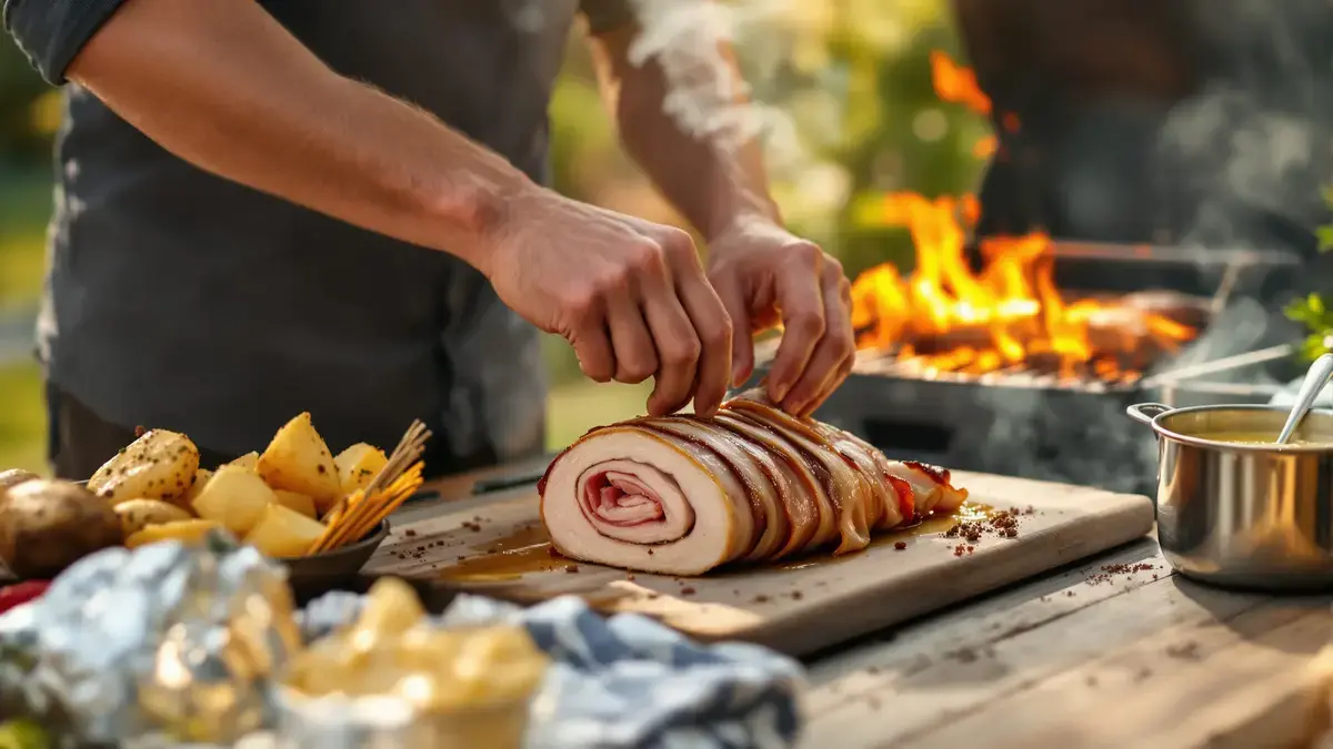 De vaak over het hoofd geziene methode die altijd een malse en sappige varkenshaas op de barbecue garandeert